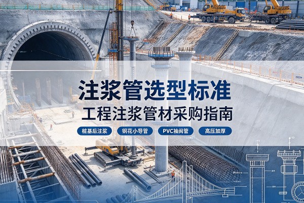 河口注浆管选型标准